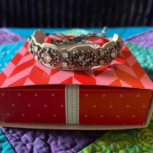 Stella & Dot Chiara Embroidered Bracelet